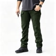 thumbnail image 1 of Men Utility Cargo Pants Stretch Ripstop 6 Pocket Durable Outdoor Work Pants S-XXL, 1 of 9