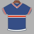 thumbnail image 1 of Men V-Neck T Shirts Design For Walmart Casual Wear T-Shirt Short Sleeve Fitted V-neck Tees for Menswear:Blue Color T-Shirt, 1 of 3