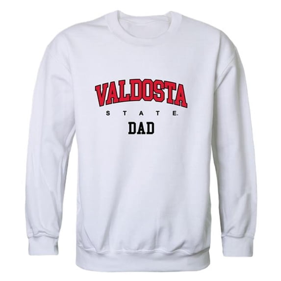 Men Valdosta State Blazers Dad Crewneck Fleece, White - Medium