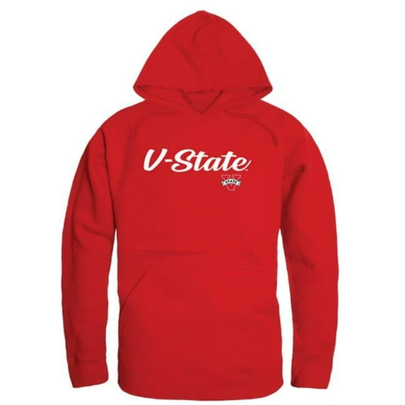 Men Valdosta State Blazers Script Hoodie, Red - Extra Large