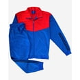 thumbnail image 1 of Men Velocity Tracksuit Active Jogging suit GYM Striped Jogger Top and Bottom Outfit, 1 of 11