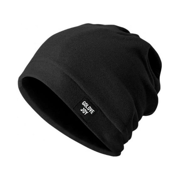 Men Velvet Beanie Solid Color Warm Skull Cap Slouchy Beanie Cap Casual Stocking Cap Fall/Winter Stretch Beanies Hats