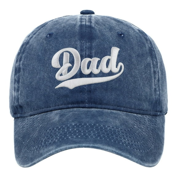 Mens Hat Cute Navy Baseball Caps Happy Camper