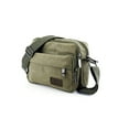 thumbnail image 1 of Men Vintage Crossbody Canvas Messenger Shoulder Bag School Hiking Military Travel Satchel, 1 of 4