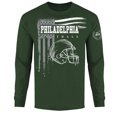thumbnail image 1 of Men Vintage USA Flag Football Long Sleeve Shirt, 1 of 2