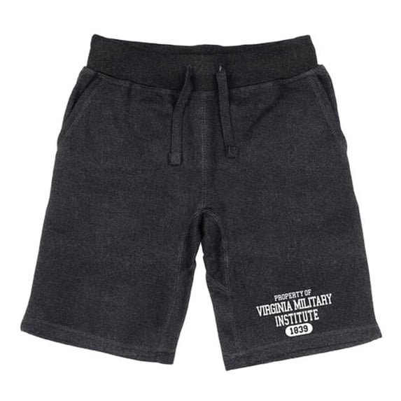 Men Virginia Military Institute Keydets Property Shorts, Heather Charcoal - Small