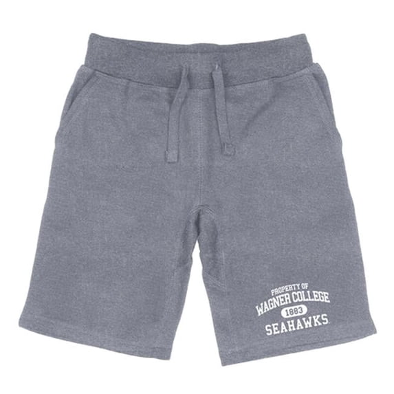 Men Wagner College Property Shorts, Heather Grey - Medium