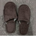 thumbnail image 1 of Men Warm Home Plush Slippers for Men Soft Slippers indoors Anti-Slip Mens Heated Slippers Winter Floor Bedroom Shoes 8-8.5, 1 of 5