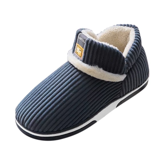 Men Warm Slippers Home Men House Slippers Warm Cotton Slippers Winter House Slippers for Men Summer Home Cotton Slippers Fashion Cute Printed Thermal Slippers Casual Home Shoes