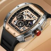 Men Watch Men's Watch Foxbox Brand Luxury Waterproof Quartz Wristwatch For Men Date Sport Silicone Clock Male Watches