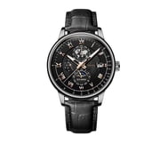 Men Watch,Mens Wrist Watch,Fashion Mens Quartz Watch Openwork Designs Alloy Case Leather Strap Business Casual Wristwatch,Watches for Men Business DressE