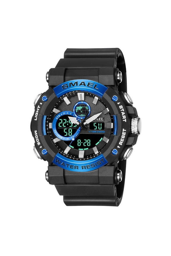 Men Watch Smael Sport Watches Waterproof Stopwatch Alarm Clock Led Light Quartz Digital Wristwatches 8048 Men's Watches Military - Quartz Wristwatches