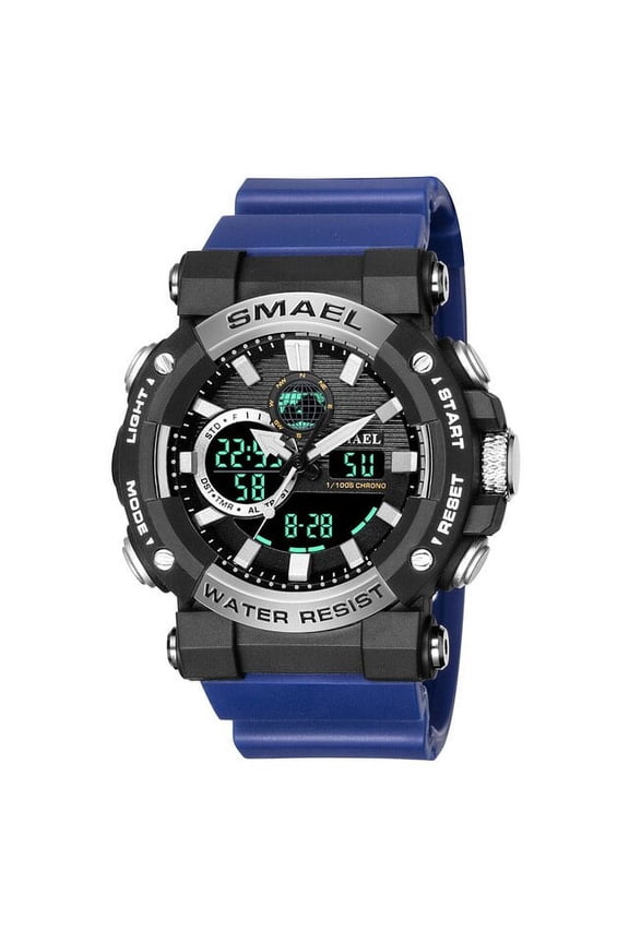 Men Watch Smael Sport Watches Waterproof Stopwatch Alarm Clock Led Light Quartz Digital Wristwatches 8048 Men's Watches Military - Quartz Wristwatches