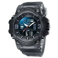 thumbnail image 1 of Men Watch Sport Waterproof Led Light Alarm Clock Dual Time Display Week Auto Date Wristwatches 8049 Quartz Watches Sports Time - Quartz Wristwatches, 1 of 6