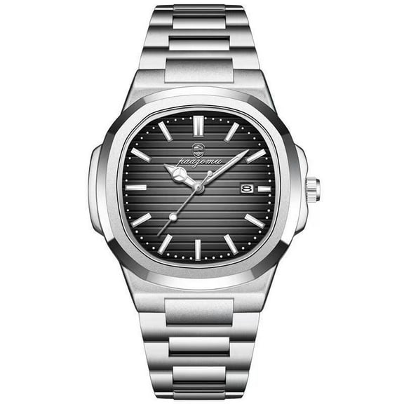 Men Watch Waterproof Stainless Steel Watch for Men Analog Fashion Watch Easy Read Men Dress Watch Luminous Watch Quartz Watch