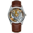 thumbnail image 1 of Men Watch casual Waterproof Quartz Watches Clock Date Classic Business Brown Leather Christmas Wristwatch Bengal Tiger (Panthera Tigris Tigris) Watches, 1 of 1