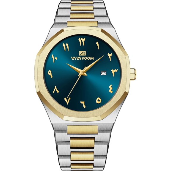 Men Watches Fashion Middle Eastern Arabic Numerals Men’s Watch Minimalist Stainless Steel Waterproof Business Wristwatch Luxury Analog Dress Watches