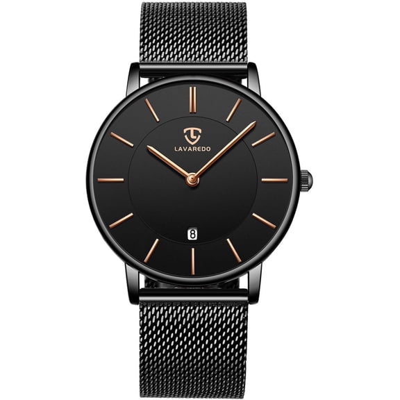 Watches for Man Ultra-Thin Men’s Quartz Watch with Large Minimalist Dial,Date Window ,Stainless Steel Band,Gift for Man Father's Day gift