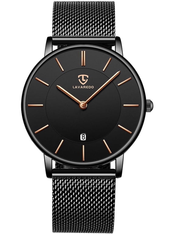 Watches for Man Ultra-Thin Men’s Quartz Watch with Large Minimalist Dial,Date Window ,Stainless Steel Band,Gift for Man Father's Day gift