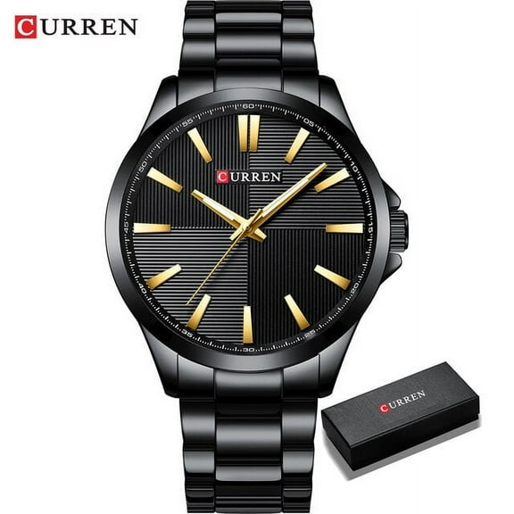 Men Watches Luxury Brand Gold Stainless Steel Band CURREN Luxury Quartz Watch Mens Waterproof Business Man Relogio Masculino