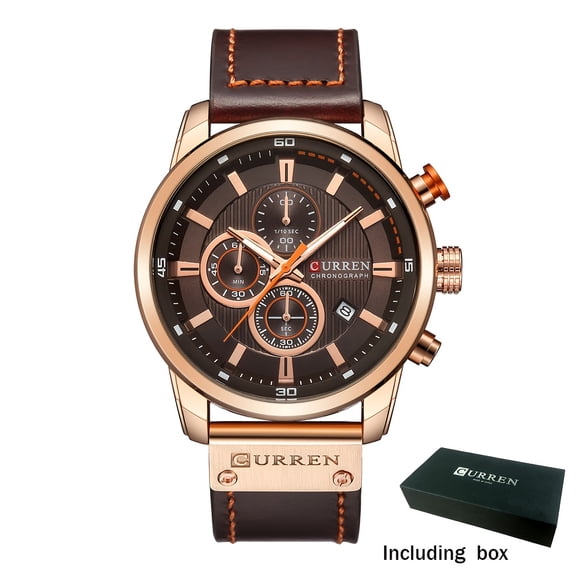 Men Watches Men's Chronograph Sport Wrist Date Quartz Wristwatch