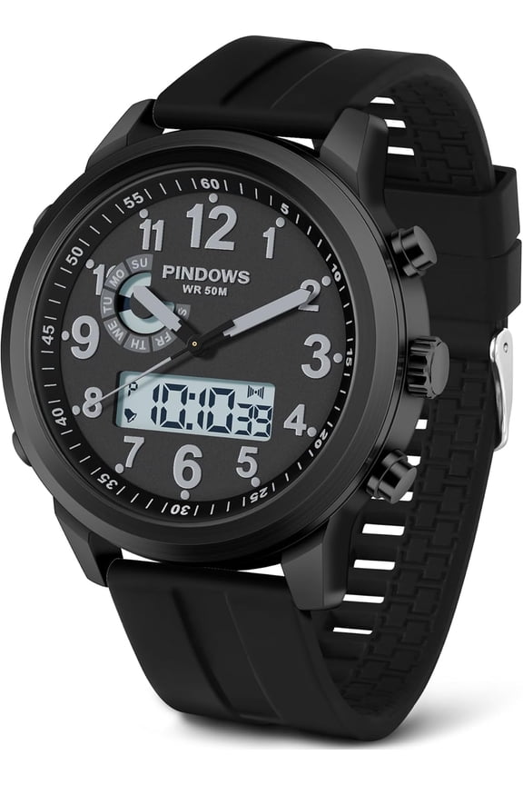 Men Watches for Men's Military Digital Watches Analog Quartz Waterproof Watch Sport Outdoor Multifunctional Stainless Steel Classic Stylish Fashion Casual Business Wristwatch