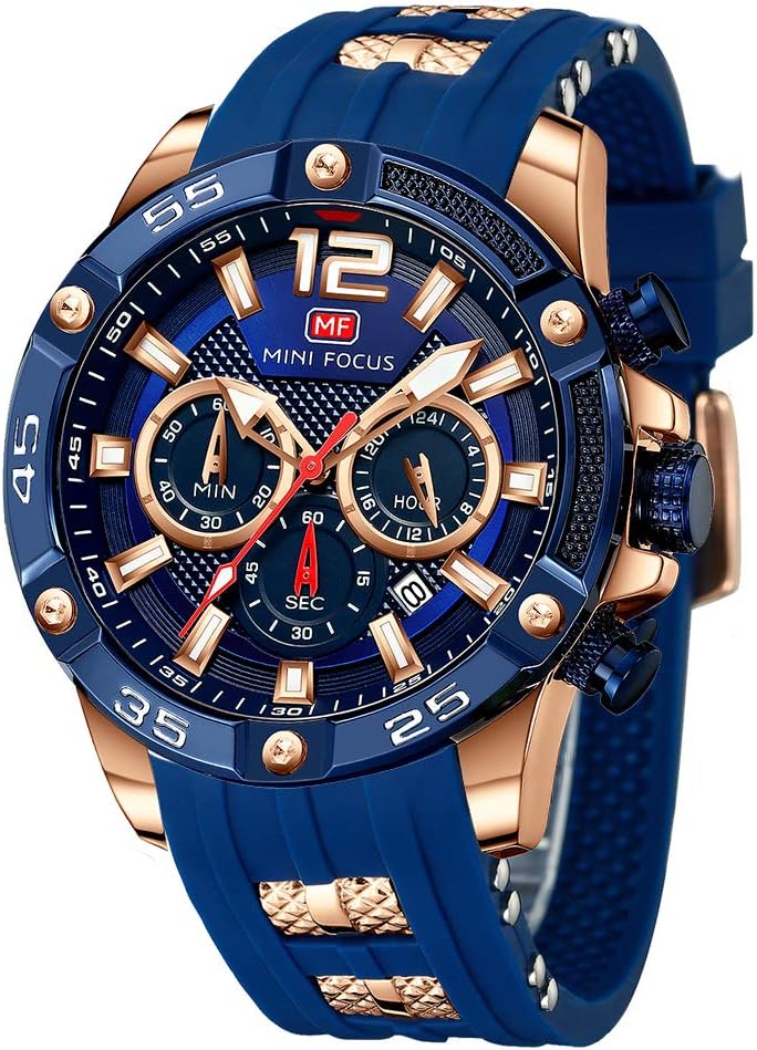Men Watches Unique Casual Wrist Watches (Chronograph/Waterproof ...