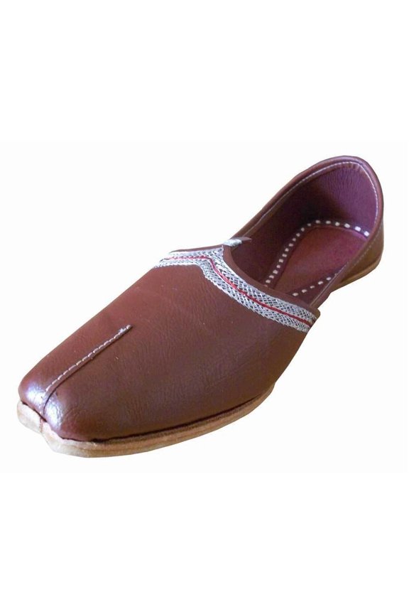 Men Wedding Shoes Handmade Loafers Jutties Traditional Mojaries US 8-11
