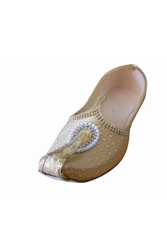 Men Wedding Shoes Indian Handmade Leather Jutties Mojaries Khussa Loafers US 12