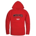 thumbnail image 1 of Men Western Oregon Wolves Dad Hoodie, Red - Large, 1 of 1