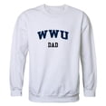 thumbnail image 1 of Men Western Washington Vikings Dad Crewneck Fleece, White - Medium, 1 of 1