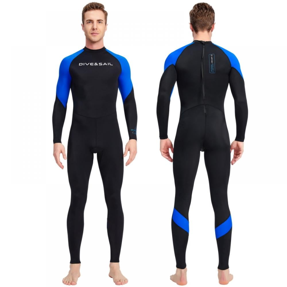 Men Wetsuit 3mm, Neoprene Wet Suits Front/Back Zip in Cold Water Full