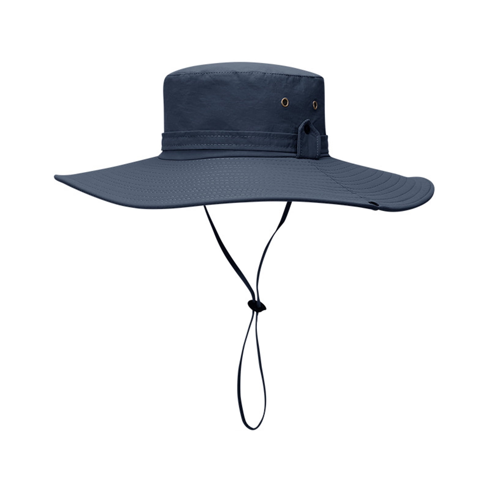 GMMGLT Men Wide Brim Bucket Hat UPF50+ Waterproof Sun Hat for Fishing Hiking Camping, Men's, Size: One size, Black