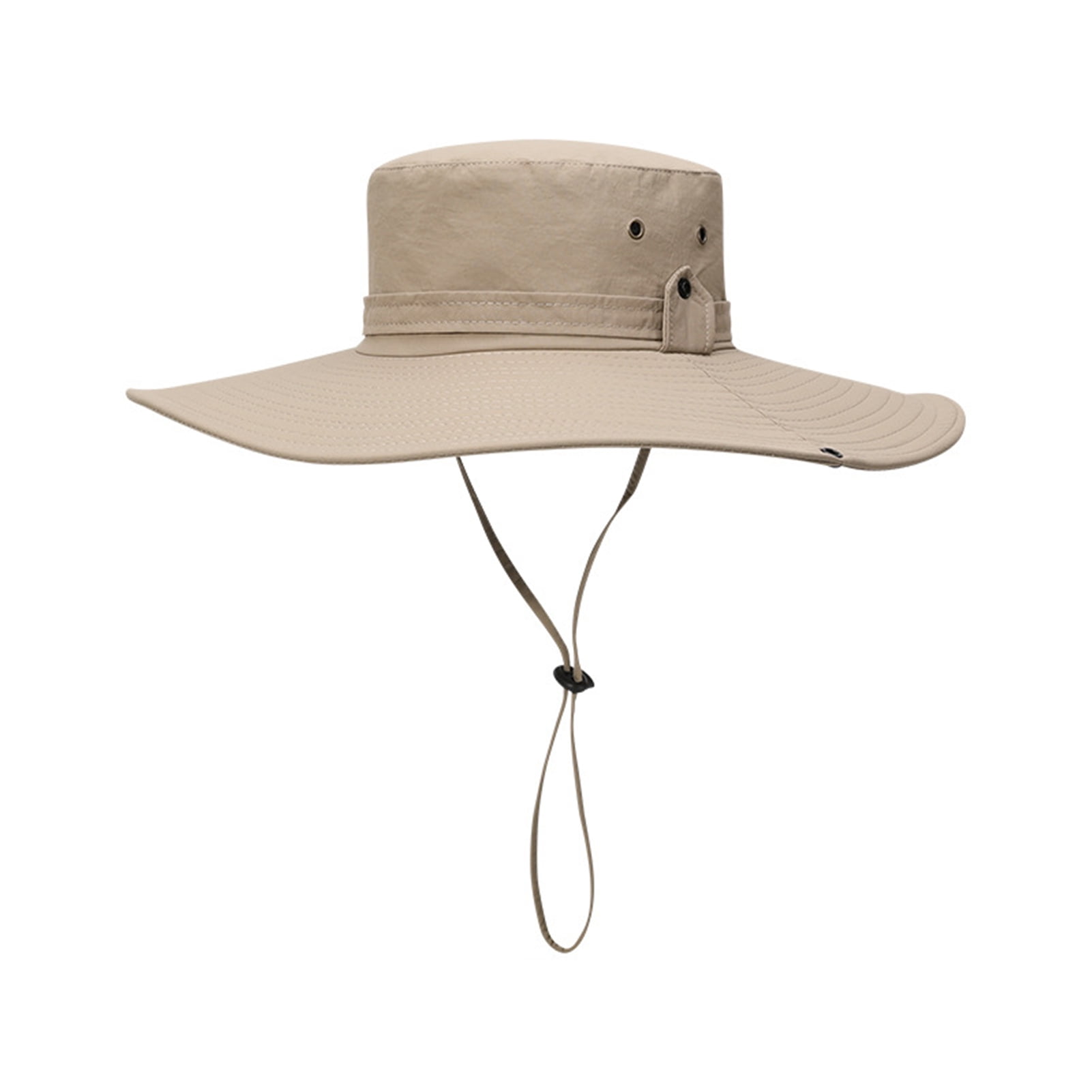 Men Wide Brim Bucket Hat UPF50+ Waterproof Sun Hat for Fishing
