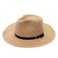 thumbnail image 1 of Men Wide Brim Straw Foldable Roll up Hat Summer Beach Sun Hat Big Hat (Size:Fit for 20.5"-22"), 1 of 8