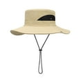 thumbnail image 1 of Men Wide Brim Sun Hat , Waterproof UV Protection Breathable Shading Multifunctional Hiking Cap, 1 of 8