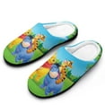 thumbnail image 1 of Men Winnie The Pooh Slippers Non-Slip Fuzzy House Slippers Warm Soft Plush Winter House Shoes Indoor Outdoor Slip-On Shoes, 1 of 7