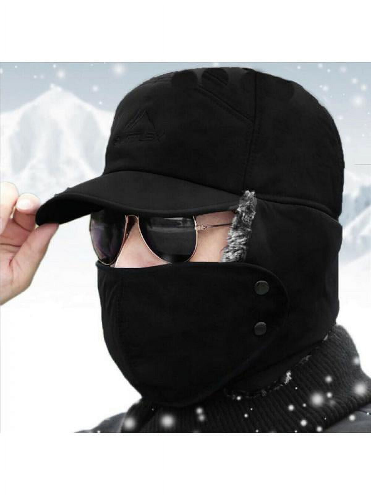 Men Winter Aviator Hat Trooper Ear Flap Snow Ski Elmer Fudd Mask