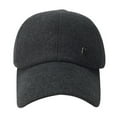 thumbnail image 1 of Men Winter Baseball Hat Long Brim Solid Color Windproof Cold Resistant Ear Protection With Earflap Cold Weather Father Outdoor Cap, 1 of 6