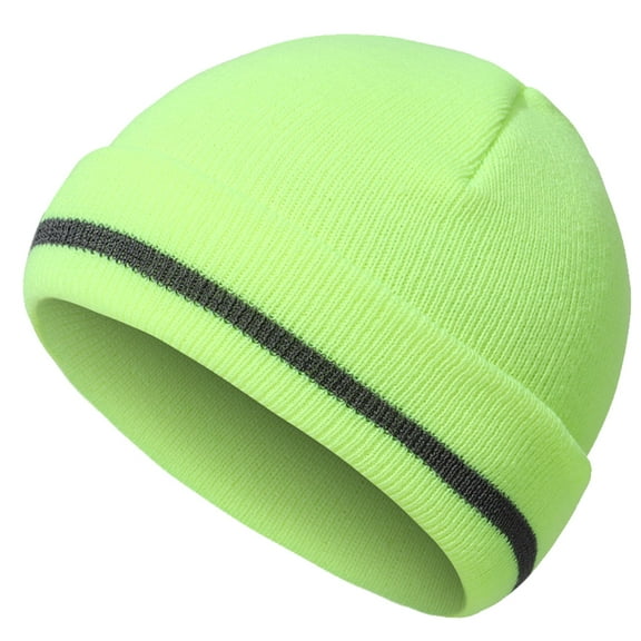 Men Winter Beanie Hat Warm Knit Cuffed Plain Toboggan Ski Skull Cap