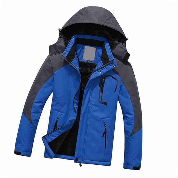 Men Winter Jacket Jacket Men Mountain Waterproof Shell Jacket Ski Jacket Windproof Jacket Winter Warm Jacket for Camping Hiking Skiing