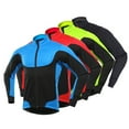 thumbnail image 1 of Men Winter Outdoor Sports Thermal Long Sleeve Bike Bicycle Cycling Jacket Coat, 1 of 8