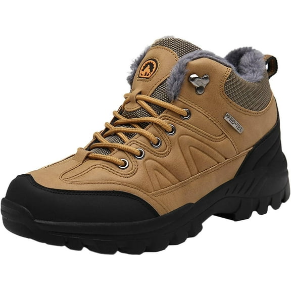Men Winter Sneakers Outdoor Shoes Padded Warm Cotton Shoes Lightweight Hiking Shoes Large Size Hiking Shoes Trendy Shoes