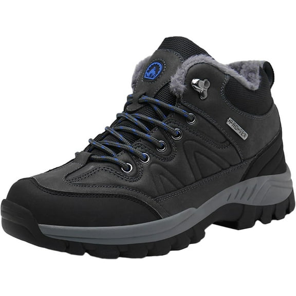 Men Winter Sneakers Outdoor Shoes Padded Warm Cotton Shoes Lightweight Hiking Shoes Large Size Hiking Shoes Trendy Shoes