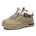 thumbnail image 1 of Men Winter Snow Boots Insulated Outdoor Hiking Shoes Faux Fur Lined Warm Boots, 1 of 5