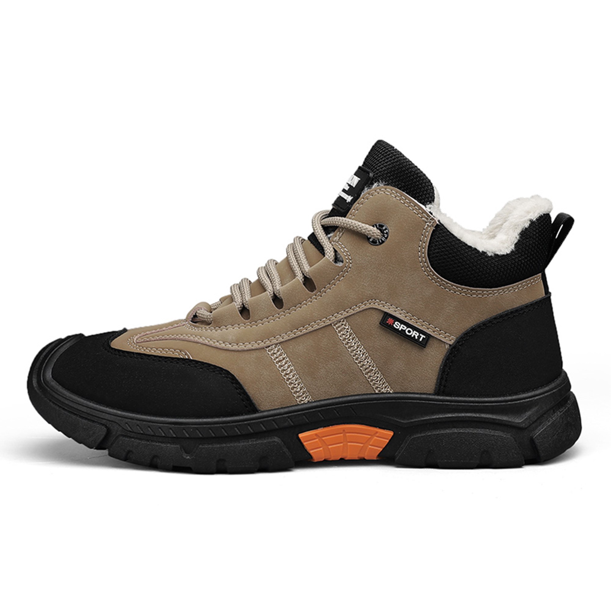 PEASKJP Men's Snow Boots Wide Width Men's Winter Boots Snow Boots