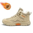 thumbnail image 1 of Men Winter Snow Boots Insulated Outdoor Hiking Shoes Faux Fur Lined Warm Boots, 1 of 1