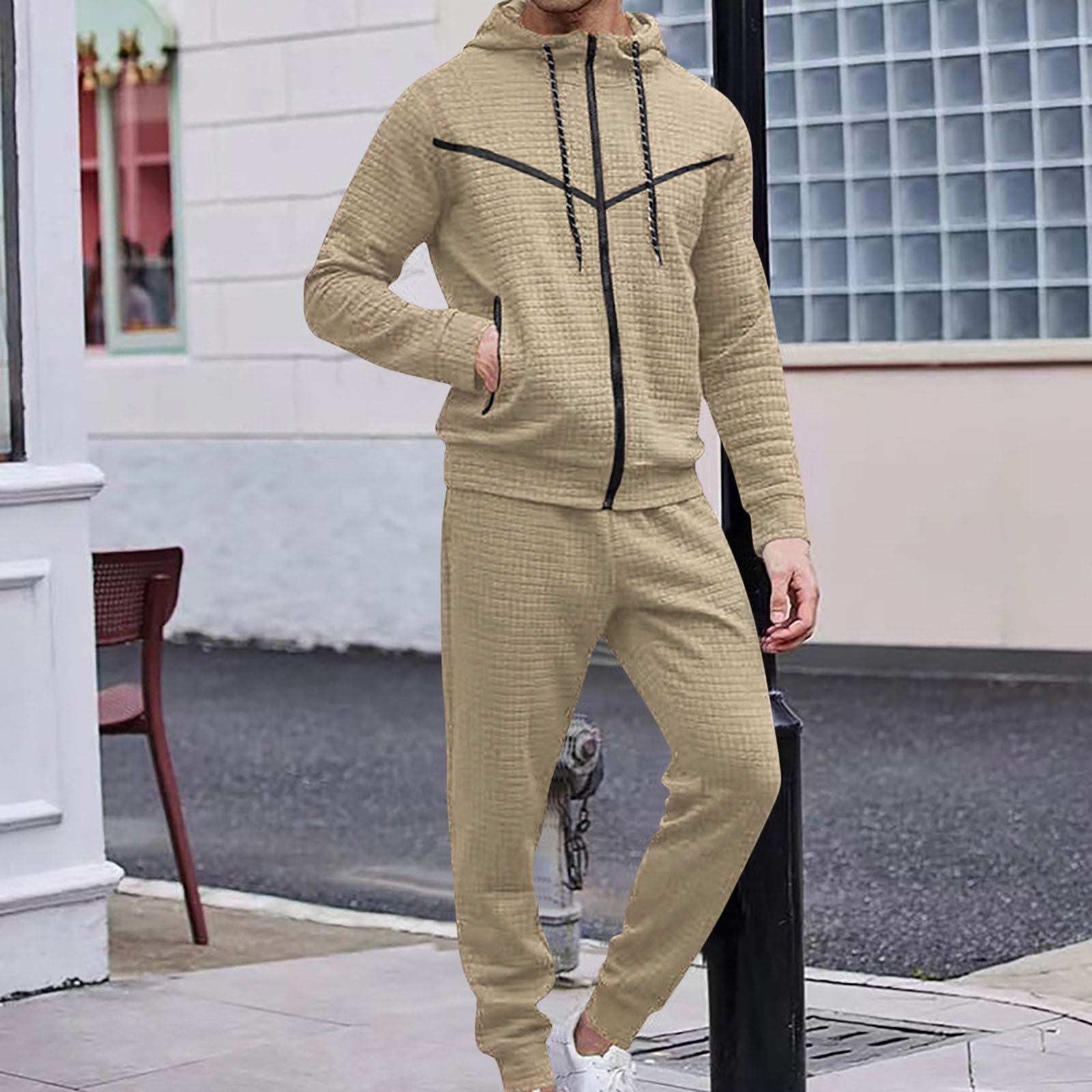 Fashion casual solid color sport hoodie hot sale