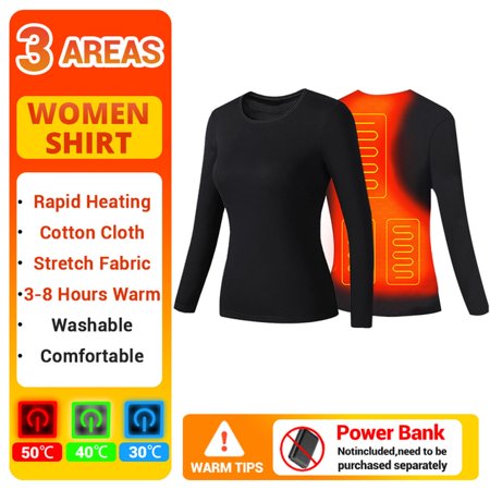 Men Winter Thermal Heated Jacket Vest Heated Underwear Men's Ski Suit USB Electric Heating Clothing Fleece Thermal Long Johns