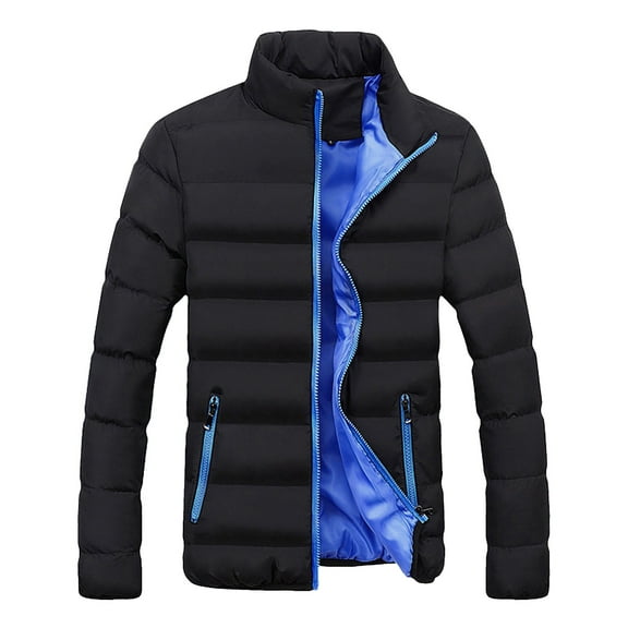 Men Winter Warm Slim Down Jacket for Men Fit Thick Bubble Coat Men Plus Winter Coat Casual Jacket Outerwear Large